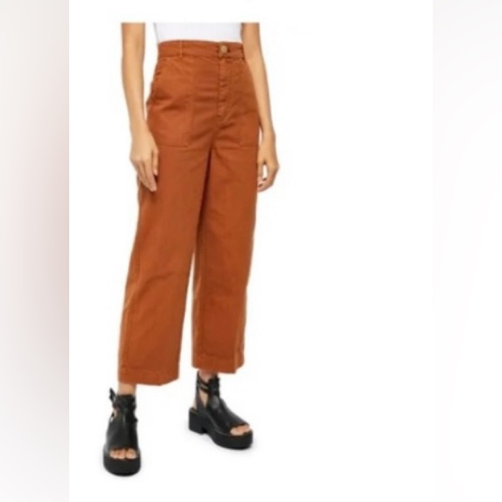 Free People Crop Straight-leg Pants